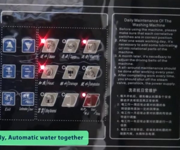 Strong decontamination washing machine by Goldchilly Industrial Washing Machine