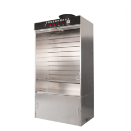 Leather care curtain machine